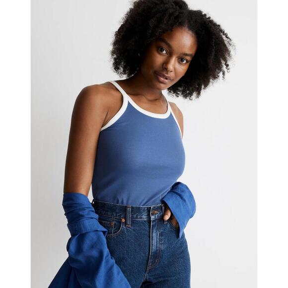 Madewell Supima Rib Tank NWT - Picture 1 of 7
